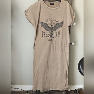 Three Bird Nest Maxi T-shirt dress size small *new*